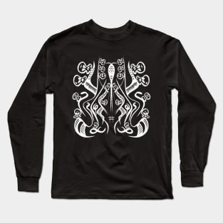 Tribal skulls Long Sleeve T-Shirt